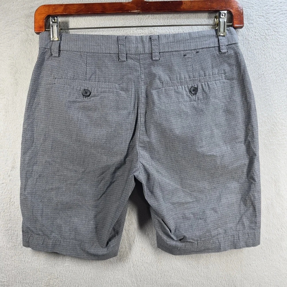Banana Republic‎ Aiden Club Short Men's 32 Blue Flat Front Preppy Shorter Inseam